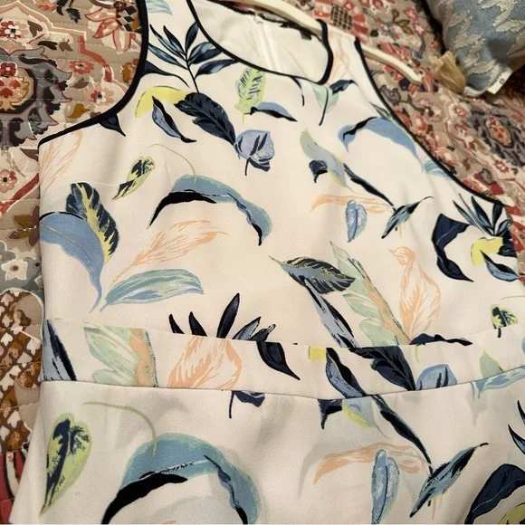 NWOT Banana Republic Floral Ruffle Racerback Dress - Picture 6 of 6